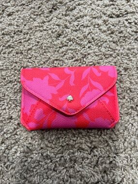 kate spade x target collab Pink and Red Floral Envelope Wallet